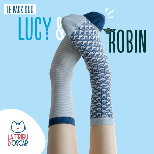 PACK DUO Lucy & Robin