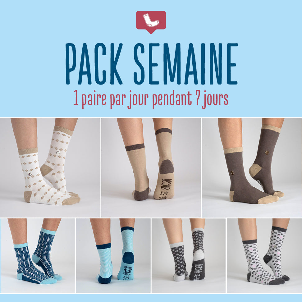 Pack Semaine (toute la collection • 7 paires)